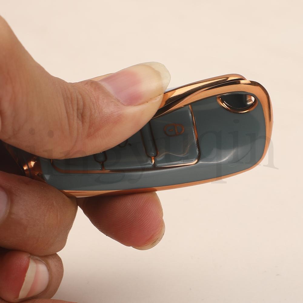Jingyuqin Soft TPU Car Key Case Fob For Nissan Qashqai Juke J10 J11 X-Trail T32 T31 Kicks Tiida Pathfinder Note For Infiniti