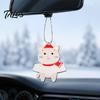 Reusable Festive Tree Accessories Christmas Wooden Ornament, Cute Bear Gingerbread Gnome Cat Dog Family Keepsake Gift Ideas Hanging Decorations