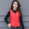 Vest women's thickened down cotton vest warm short vest close-fitting liner
