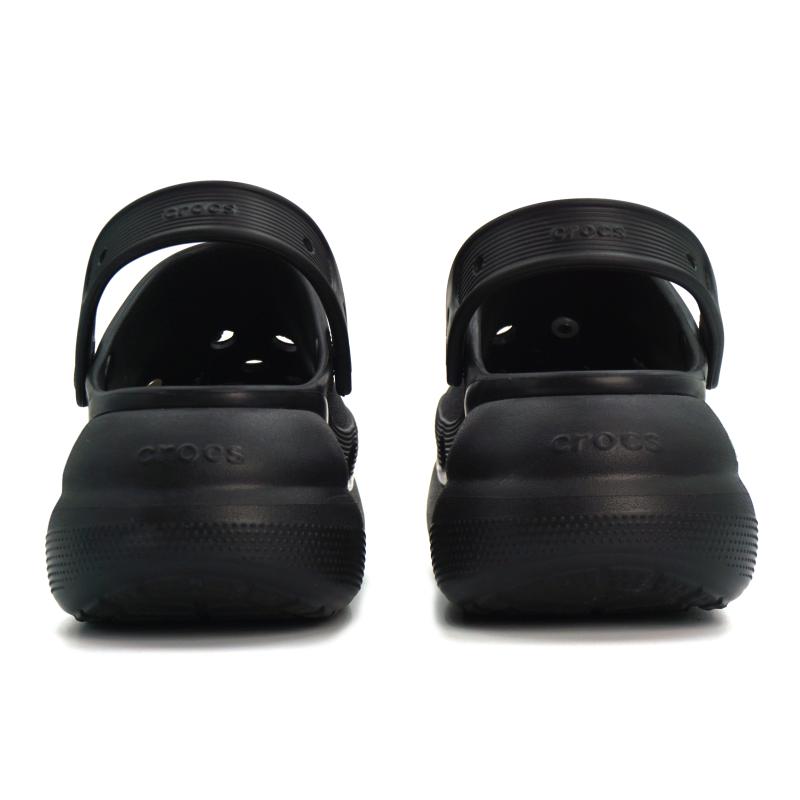 Crocs Crush Clog Classic Crush EVA Rain Shadow Painting Imp Puff Hole Shoes Unisex Black