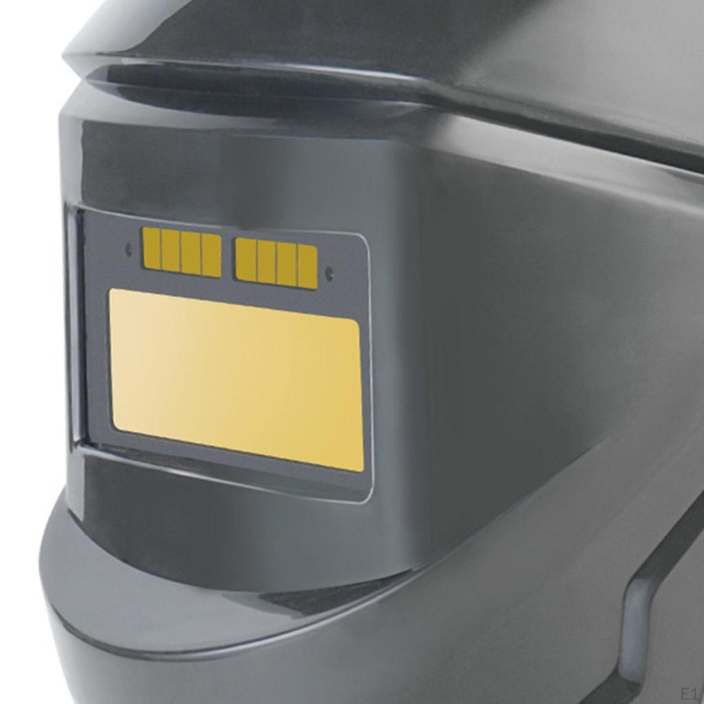 Auto Darkening Welding Helmet Face Cover Equipment Ergonomic Angle Adjustable Large View 180 Degree