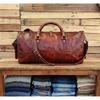 Skórzana torba marynarska, ręcznie robiona skórzana torba weekendowa, torba na siłownię, torba podróżna na wakacje, skórzana torba podróżna, torba nocna, skórzany pokrowiec