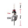 ON/OFF Universal Fuel Shut Off Valve Tap Replacement For Generator Gas Engine Tank Switch Fit 1/4" Hose Tap Fuel System 2