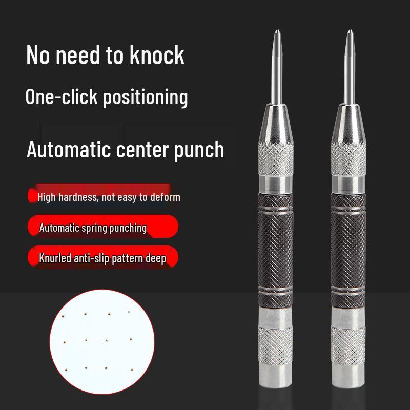 

Spring-Loaded High Hardness Semi-Auto Punch Locator Tool Spring Automatic Punch