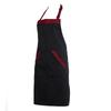 Women Bib Apron Waist Kitchen Restaurant Cooking Pocket Polyester Dress Oil Resistant Household Kitchen Cleaning Tool