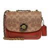 Madison Calfskin Leather Small Square Bag , Crossbody Bag , Shoulder Bag Women's Brown Monogram (Unisex) Shoulder Bags C0829 B4NQ4