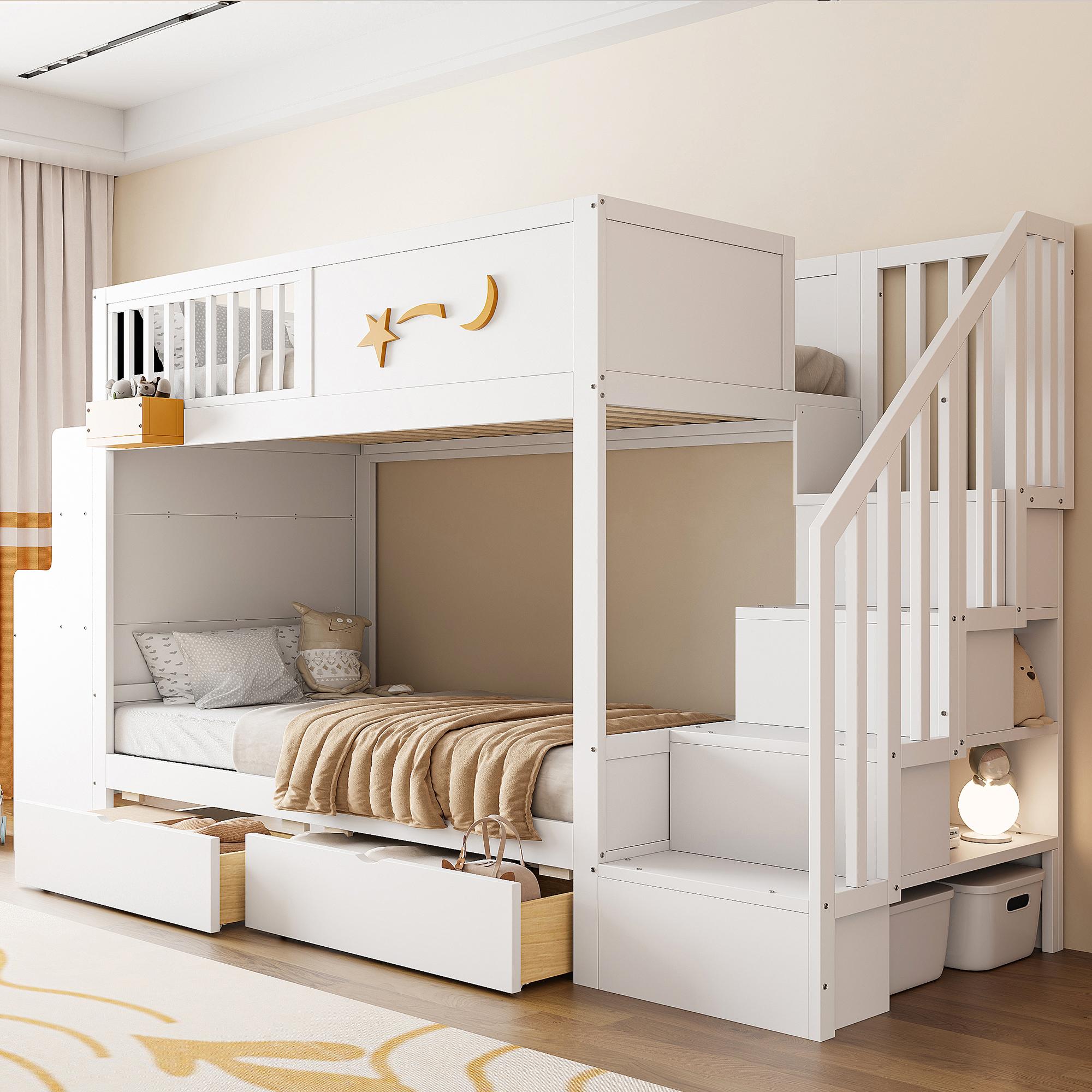 Bunk Bed for Children with Storage