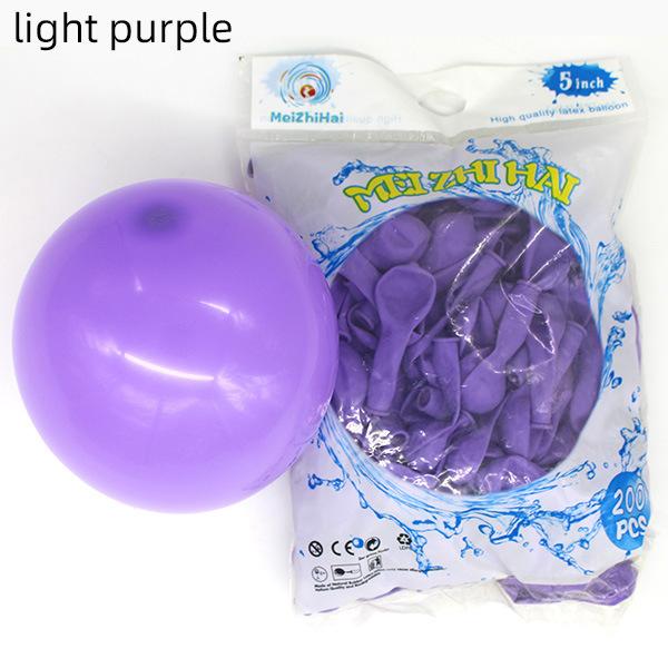 5 Inch (200pcs/bag) Matte Balloons Wedding Birthday Backdrop Latex Balloon Decoration