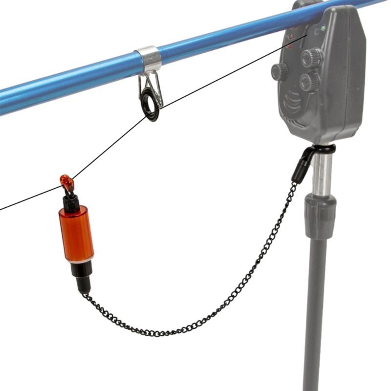 2pcs Carp Fishing Swingers Alarm Swingers Chain Indicator Carp Bites Indicator Fishing Tackle Bites Alarm Bobbins Hanger