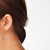 Soi K10 Natural Stone Charm, Earring Charm, Pendant Top, Interchangeable (Turquoise)