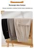 Summer Elastic Waist Loose Women's Pants: Breathable, Comfortable Straight Leg for Middle-Aged and Elderly