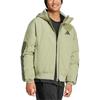 Adidas Sports Lifestyle Series Warm Windproof Hooded Puffer Jacket Men Jackets Tent-Green JG3843