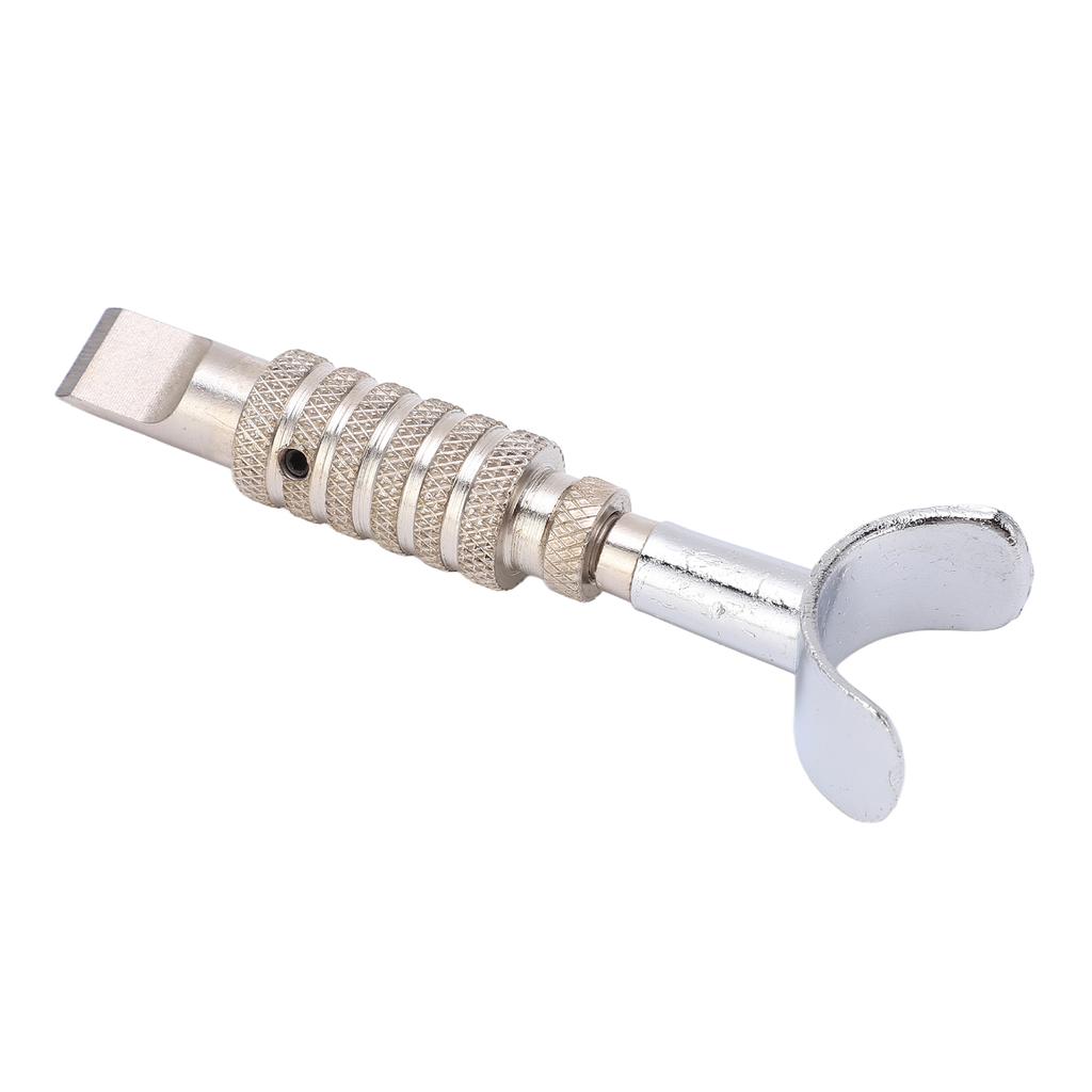 Leather Knife High Carbon Steel Sturdy 7mm Flat Knife Head Wide Application Leathercraft Carving Knife