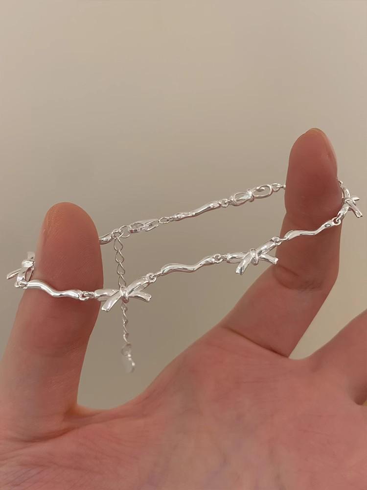 Изысканный браслет в корейском стиле 2025 года, легкая роскошь - нишевая модная бижутерия для подруг