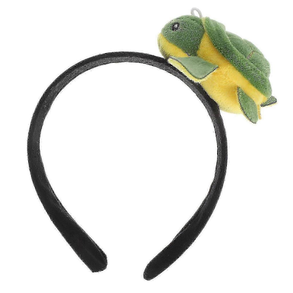 2026 Best!! Cute Sea Turtle Plush Headband for Decoration Soft Comfortable Ocean Accessory