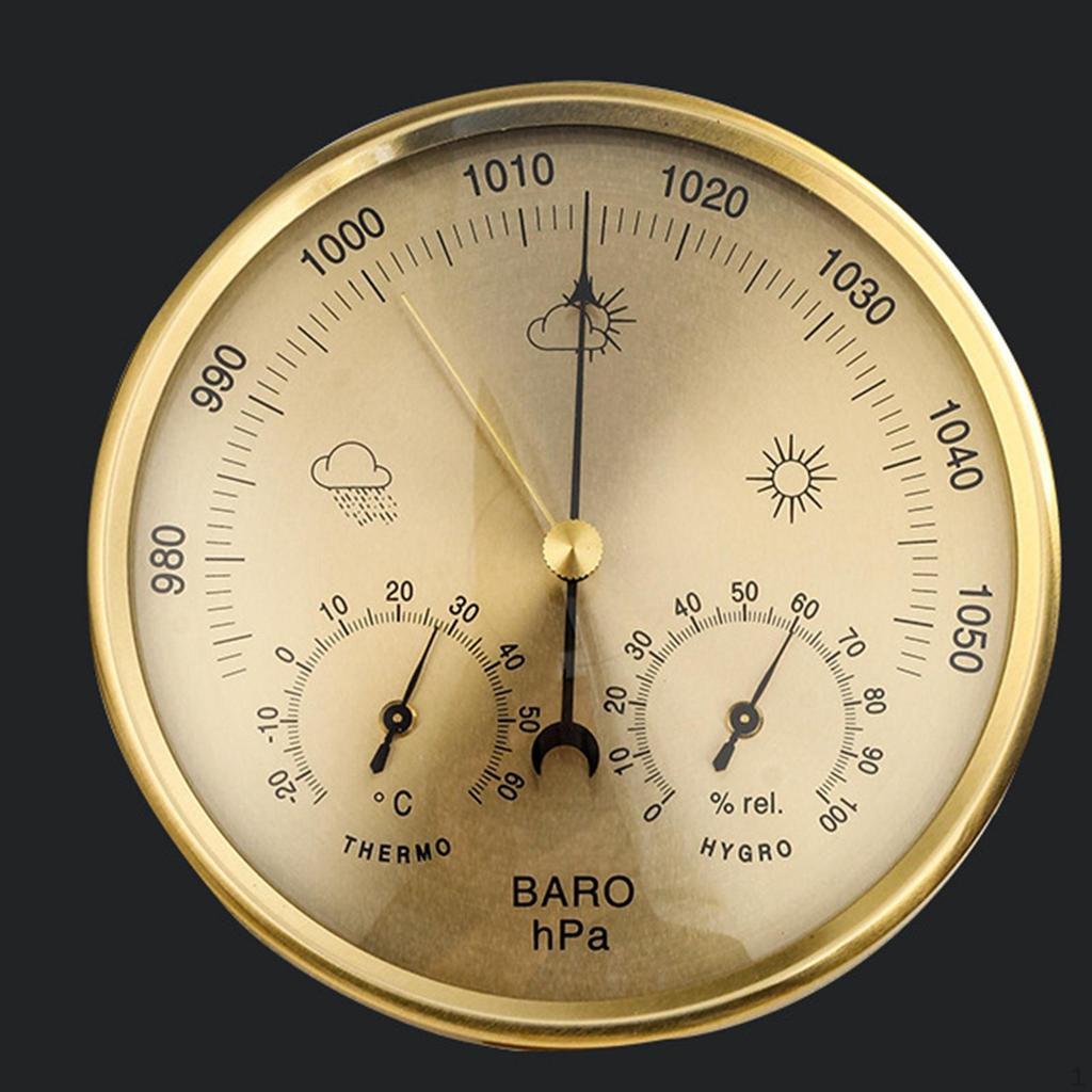 -Hygrometer, Kompakt und tragbar, mit Thermometer Allwetter .