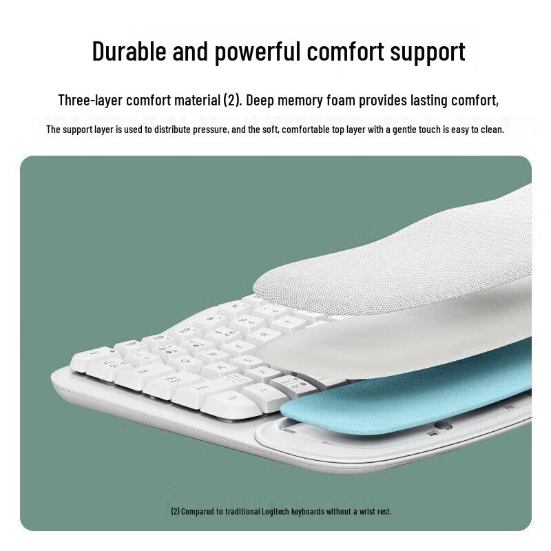 Logitech Wave Keys Ergonomic Wireless Keyboard