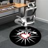 1PC Heart Symbol Chair Carpet for Office, Indoor Non-Slip Washable Carpet, Soft Comfortable Mat For Office Room Yy250930303