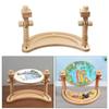 Chinese Style Rotating Wood Cross Stitch Work Table Rack Hands-free Embroidery Stitchwork Swivel Sewing Frame Support