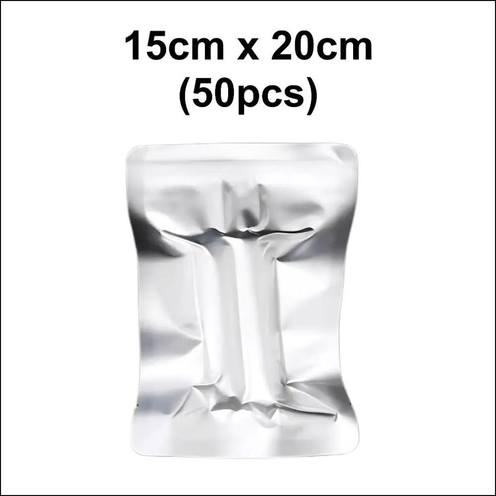50 STUKS Hittebestendige Voedselopslag Retortzak Vacuümsealer Aluminium Vacuümzakken Hitteverzegelde Zak Noten Opslag