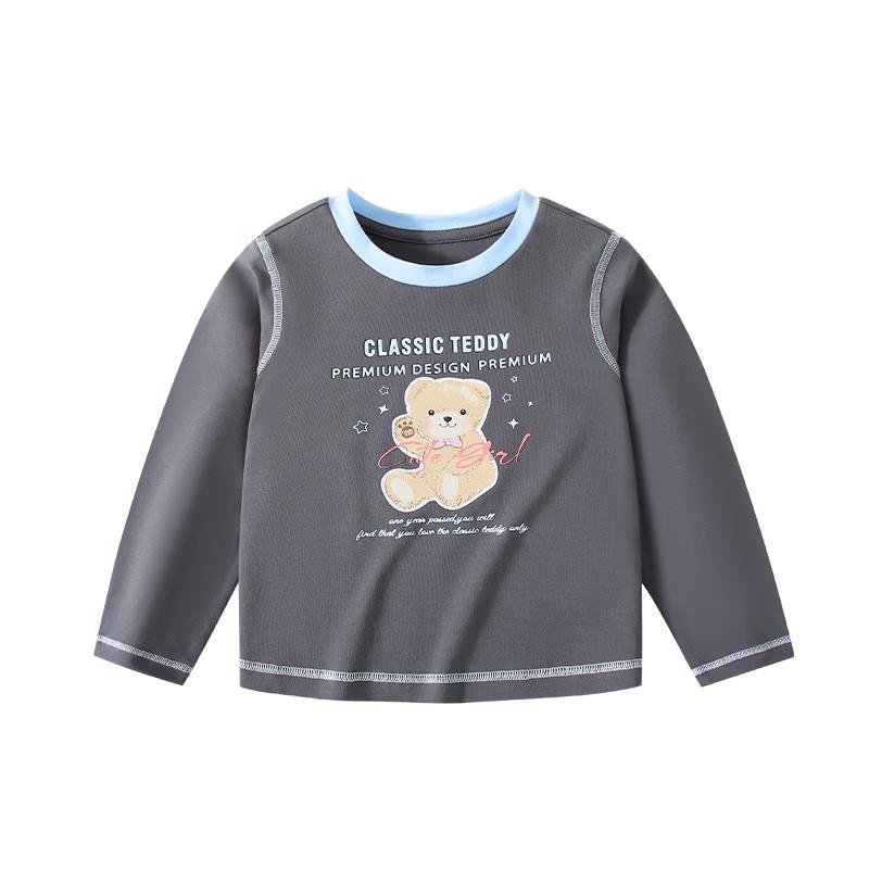 Classic Teddy Girls' Antibacterial Long-Sleeve T-Shirt