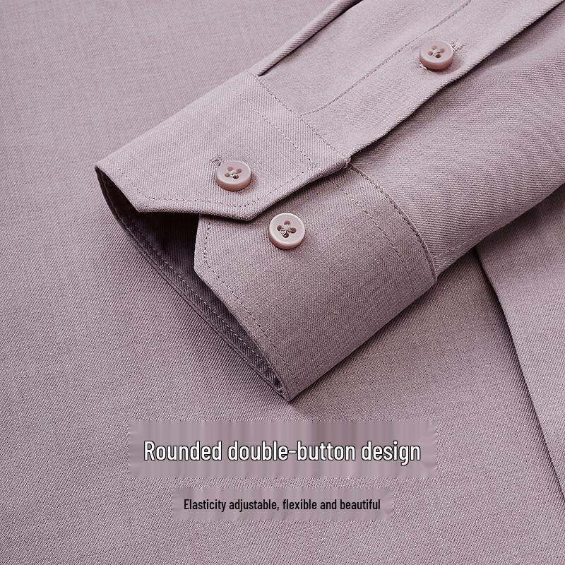 Men's High-Stretch Modal & Wool Long-Sleeve Shirt