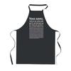 Kitchen Apron - PLANETEE - Crane Operator Good or Bad - Black - 90x60 Cm - Printing France