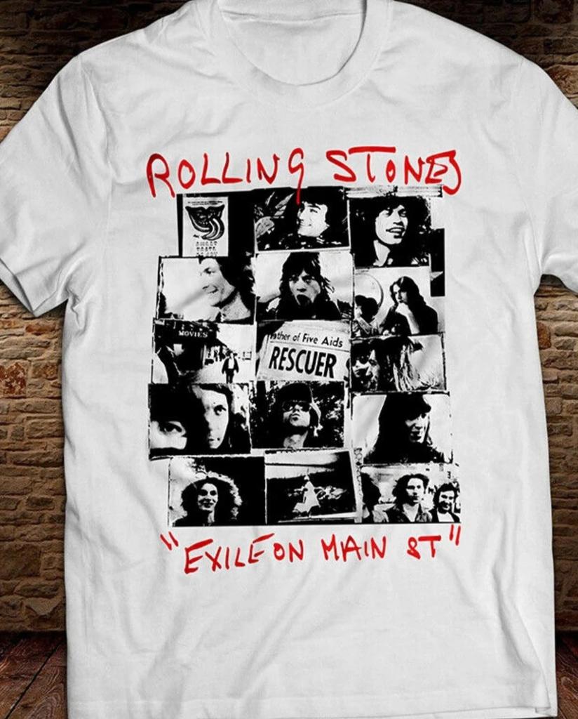 Rock Band Punk Rock Band Printed Short-sleeved Retro Y2K T-shirt Casual Loose Streetwear Unisex Sporty Round-neck Top