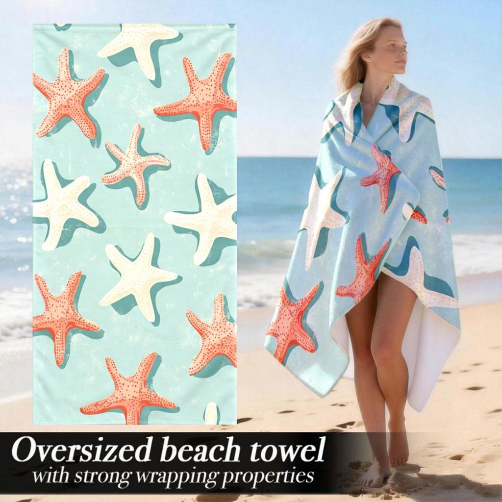 Beach Towel | Extra Large Lightweight Soft Luxury Oversized with Strong Wrapping Properties Bath Towel | Perfect for Pool, Home