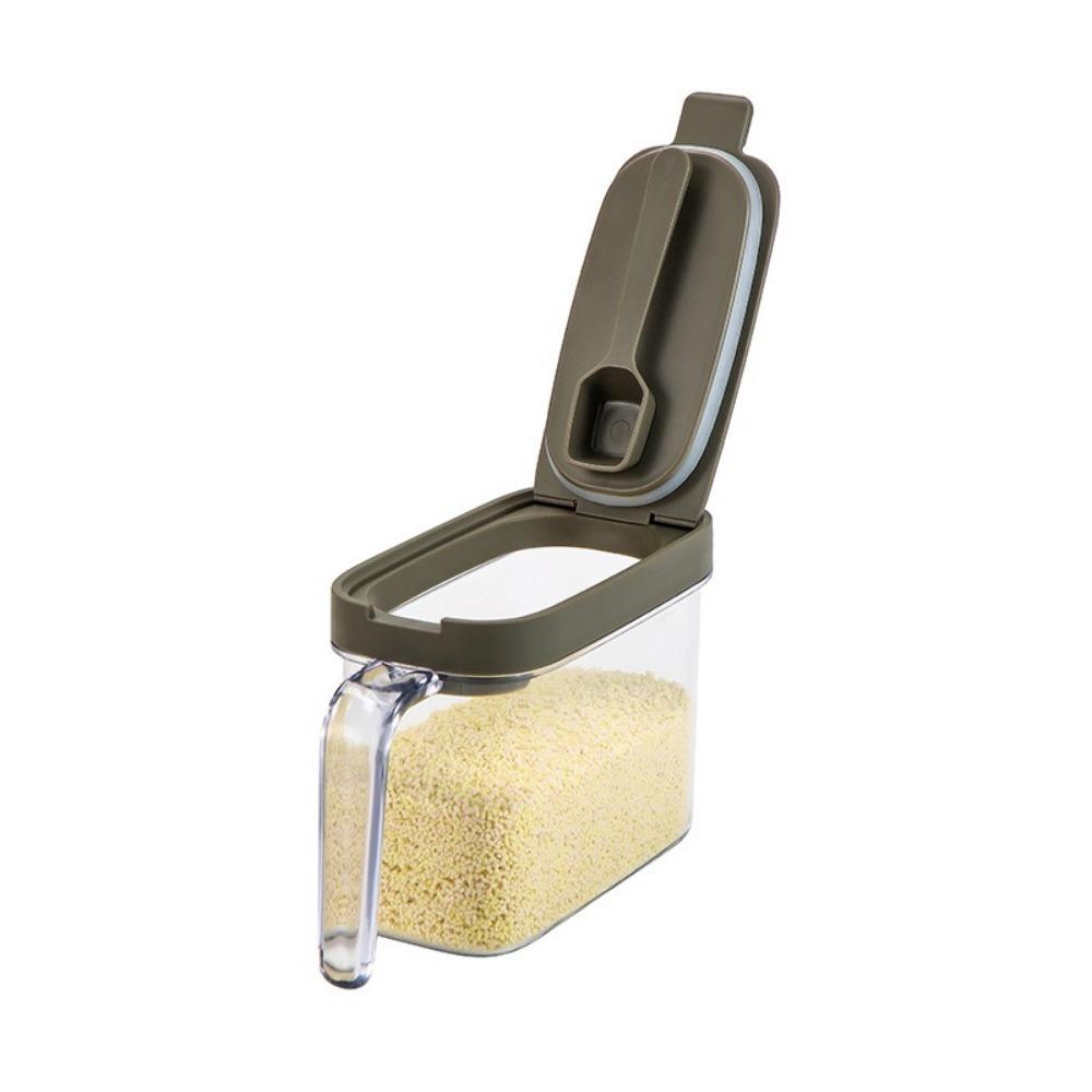 Plastic Spice Jars Sealed Salt Seasoning Box Durable Spice Storage Container Kitchen Supplies