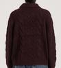 Beoteunseoul Wool Blend Collar Classic Soft Knit (Burgundy)