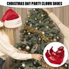 Erwachsenen Clown Schuhe Metallic Farbe Elfen Schuhüberzieher Bequem zu Tragen Weihnachtsfeier Kostümzubehör für Frauen Männer