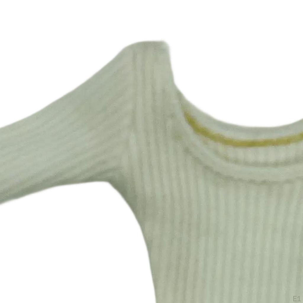 1/6 Long Sleeve Mini Casual Top, Basic Shirt for 12 '' Inches Female
