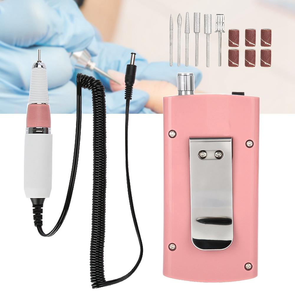 Rechargeable Nail Drill Machine Manicure Pedicure Polishing File Nail Art Equipment Kit