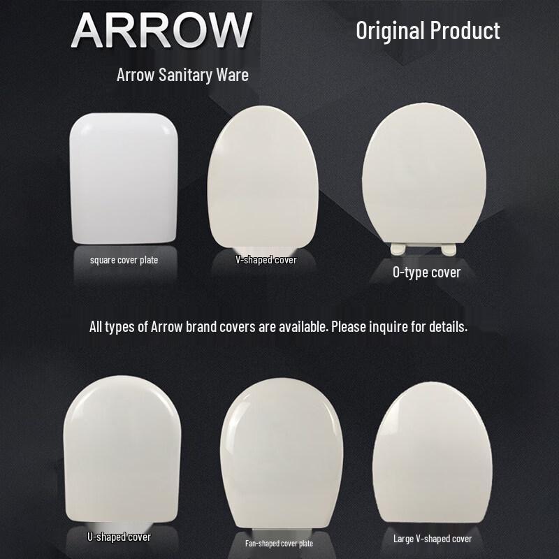 Yuzhuxun V-Shaped Soft Close Toilet Seat Cover