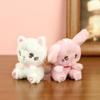 Plush Doll Pendant Keychain Small Doll Cute Animal Toy Jewelry Backpack Pendant Gift