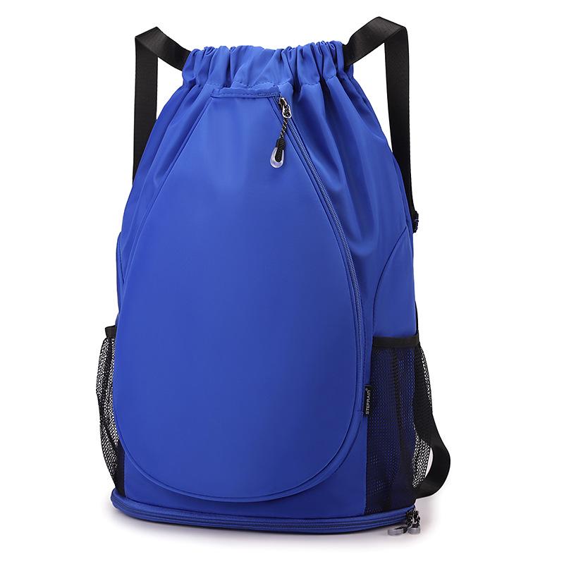 Large Capacity Badminton and Tennis Racket Drawstring Backpack with Custom Printing