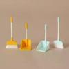 1/5 Sets Doll Home Cleaning Tools Decor Toy 1:12 Dollhouse Miniature Brush Dustpan Kit Micro Life Scene Decoration Props