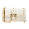 Love Bag Solid Color Studded Logo Flap Chain Crossbody Women Handbags White 100053-A0NF-Z14Q