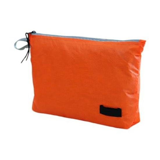 Zippered packing bag travel gear divider nylon luggage storage pouch flat backpack organizer access zip insert