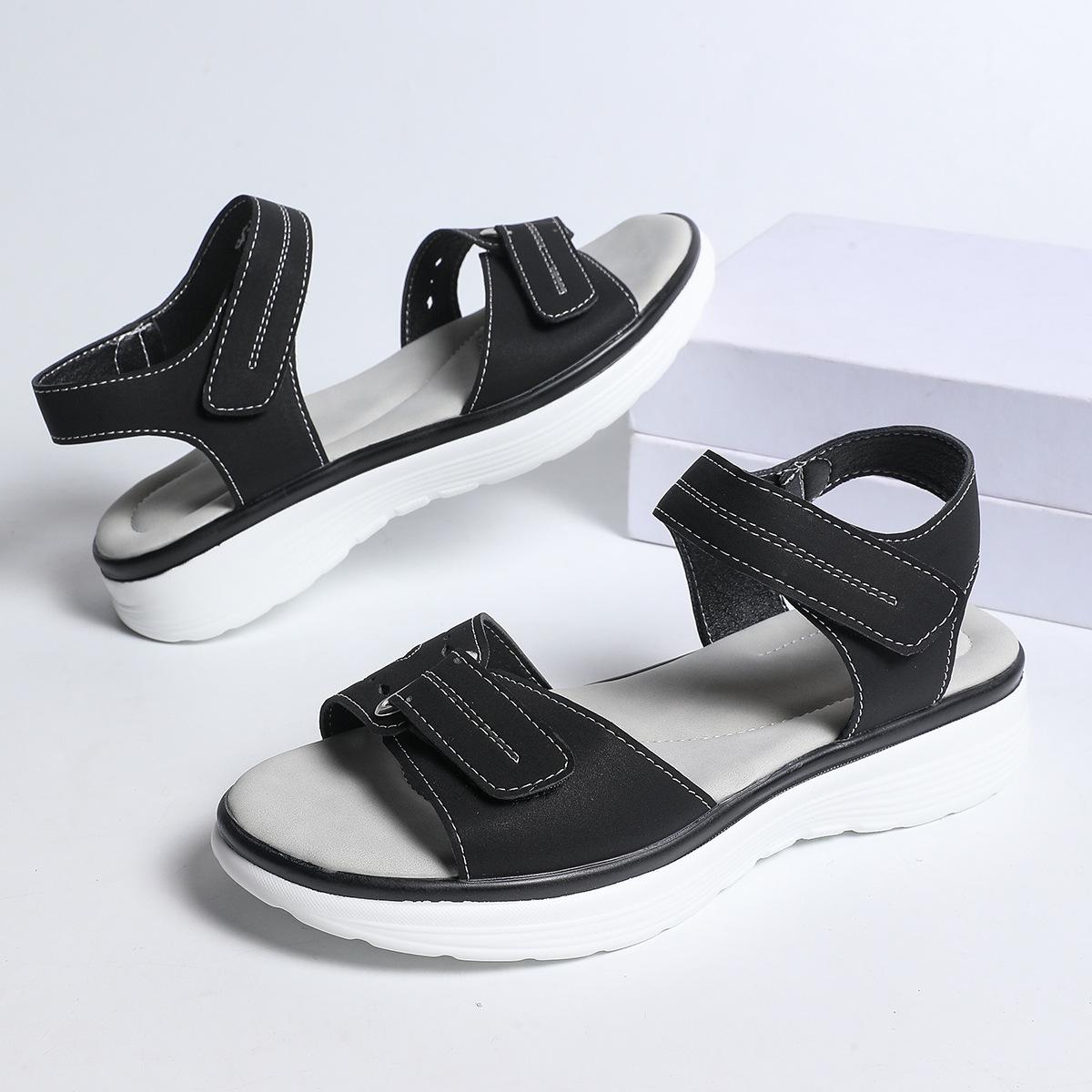 New Style Thick-soled Casual Shoes, Sandals, Women s Shoes 36 чёрный
