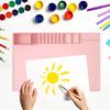 Universal Painting Mat Smooth Surface Convenient Silicone Child Painting Pad  Reusable Graffiti Pad School Supply