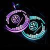 Für VOLKSWAGEN VW LED Auto Getränkeuntersetzer Licht Becherhalter Matte Ambiente Lampe für Volkswagen Golf Passat Jetta Tiguan Polo Bora Beet