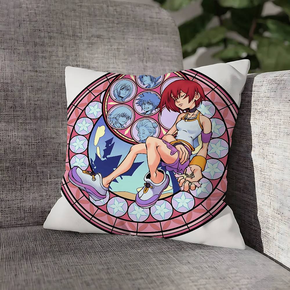 K-Kingdom Game H-Hearts Pillow Case For Sofa Decor Car Office Room Printing Cushion Cover Decorations and Protector