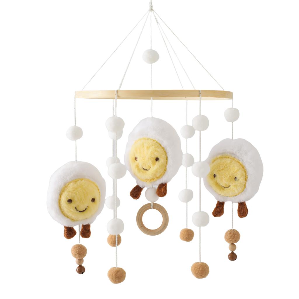 Baby Wooden Bracket Bed Bell 0 6 Months Toy Bracket Accessories Hanging Bracket Soft Mobile On The Bed Baby Room Decoration Crib