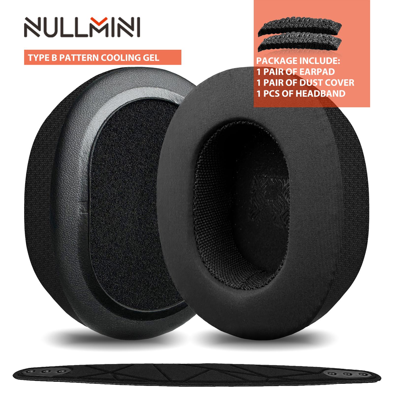 

Змінні амбушюри Nullmini для Steelseries Arctis Nova Pro Wire, Nova 7,3,1 Навушники Охолоджуючі гелеві амбушюри Подушечка на голову