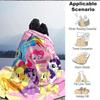 1pc My Little Pony Flannel Blanket, Soft Skin Friendly with Digital Printing, Various Sizes Available for Family, Friends, Birthday