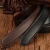 Genuine Leather Belt Body Men'S Belt Headless Belt Belt Strip Cowhide No Button Head Does Not Take The Lead Automatic Buckle