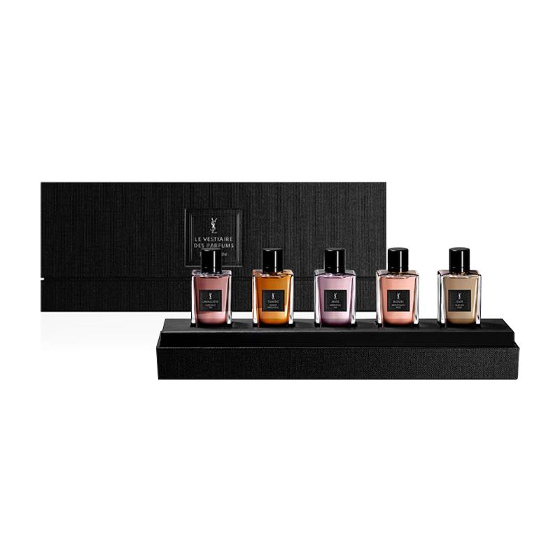 SAINT LAURENT Elegant Perfume Sample Set, Premium Elegance Collection, Collectible Set Of Five Eau De Parfum EDP 7.5ml Gentle