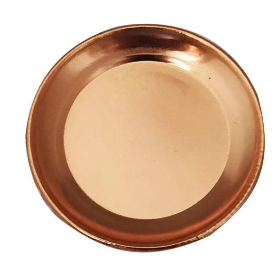 Set of 2 Feng Shui Pure Copper Turtles with Vastu Water Plate Life Positivity, Wealth, Money, Luck,